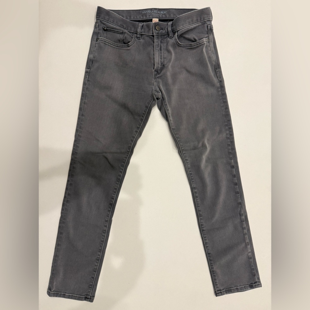 Banana Republic Traveler Japanese Denim Soft Slim Jeans 31x32